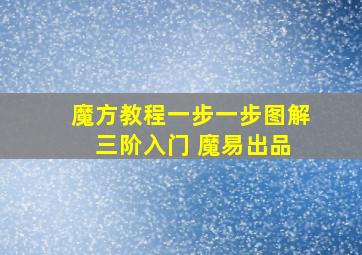 魔方教程一步一步图解 三阶入门 魔易出品